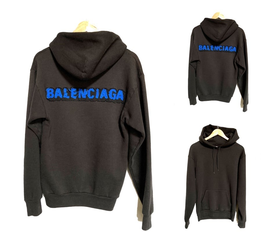 BALENCIAGAバレンシアガパーカー　バックログ　ブラック　美品　希少xs