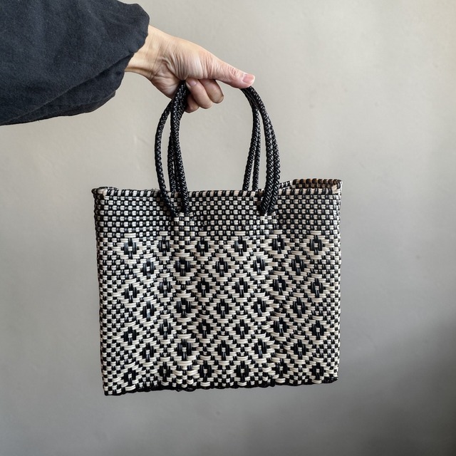 メキシコ製・手編みのメルカドバッグ（S）