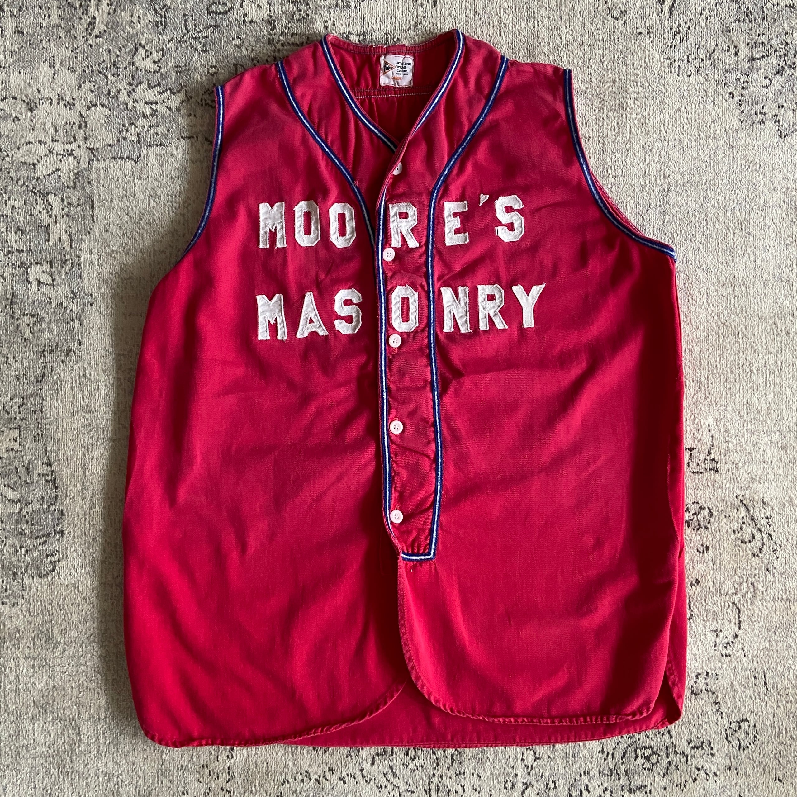 1960s Vintage Felco Baseball Vest L F774