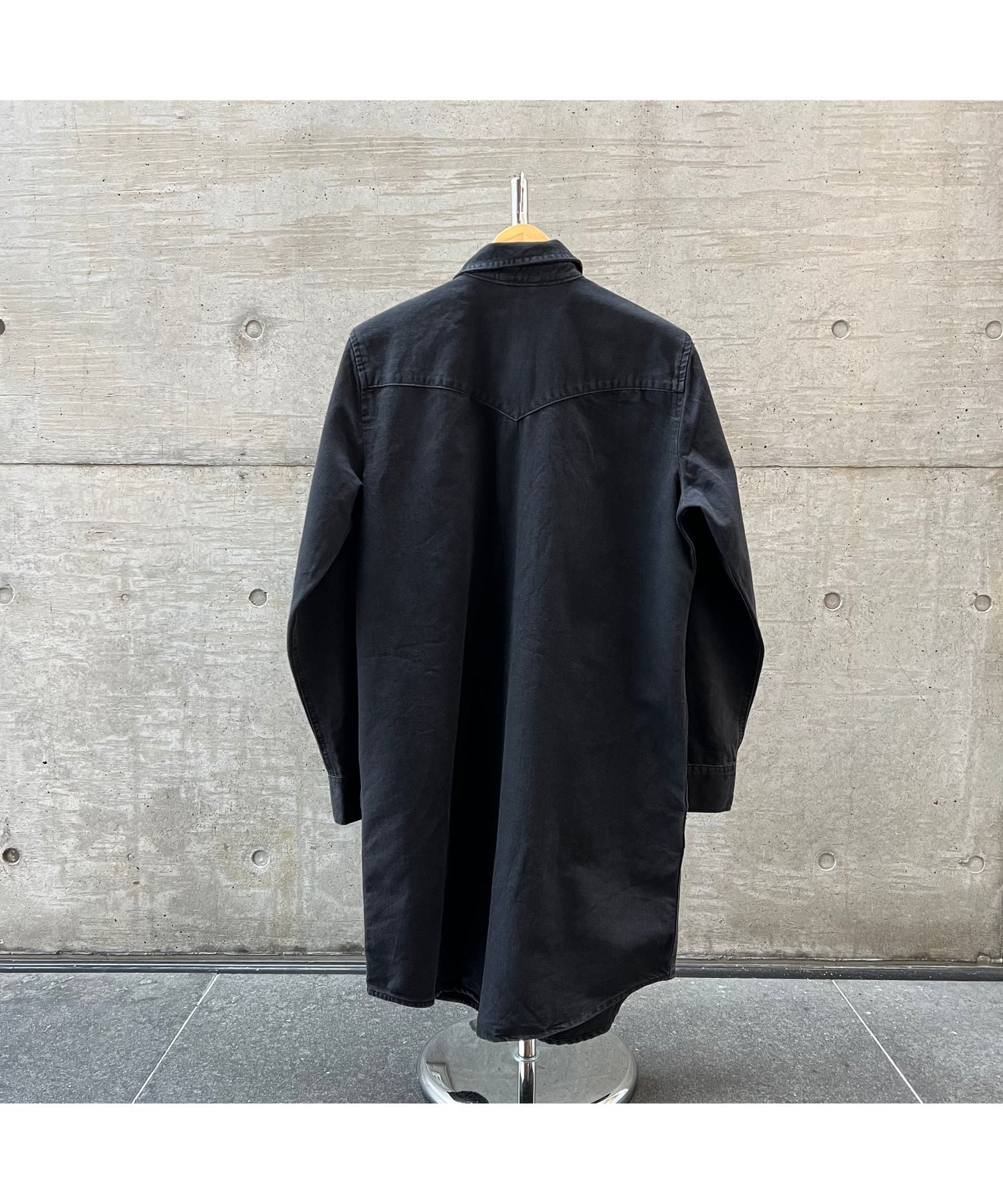 Levi's/リーバイス ブラックデニムワンピース ロングシャツ デニム