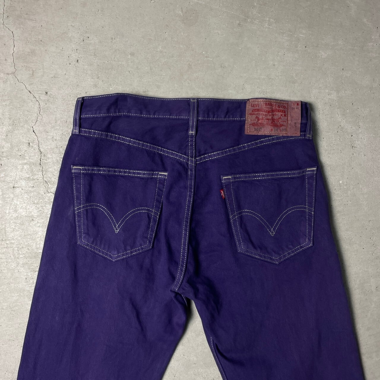 00年代 Levi's リーバイス 501 カラーデニムパンツ 後染め メンズW34