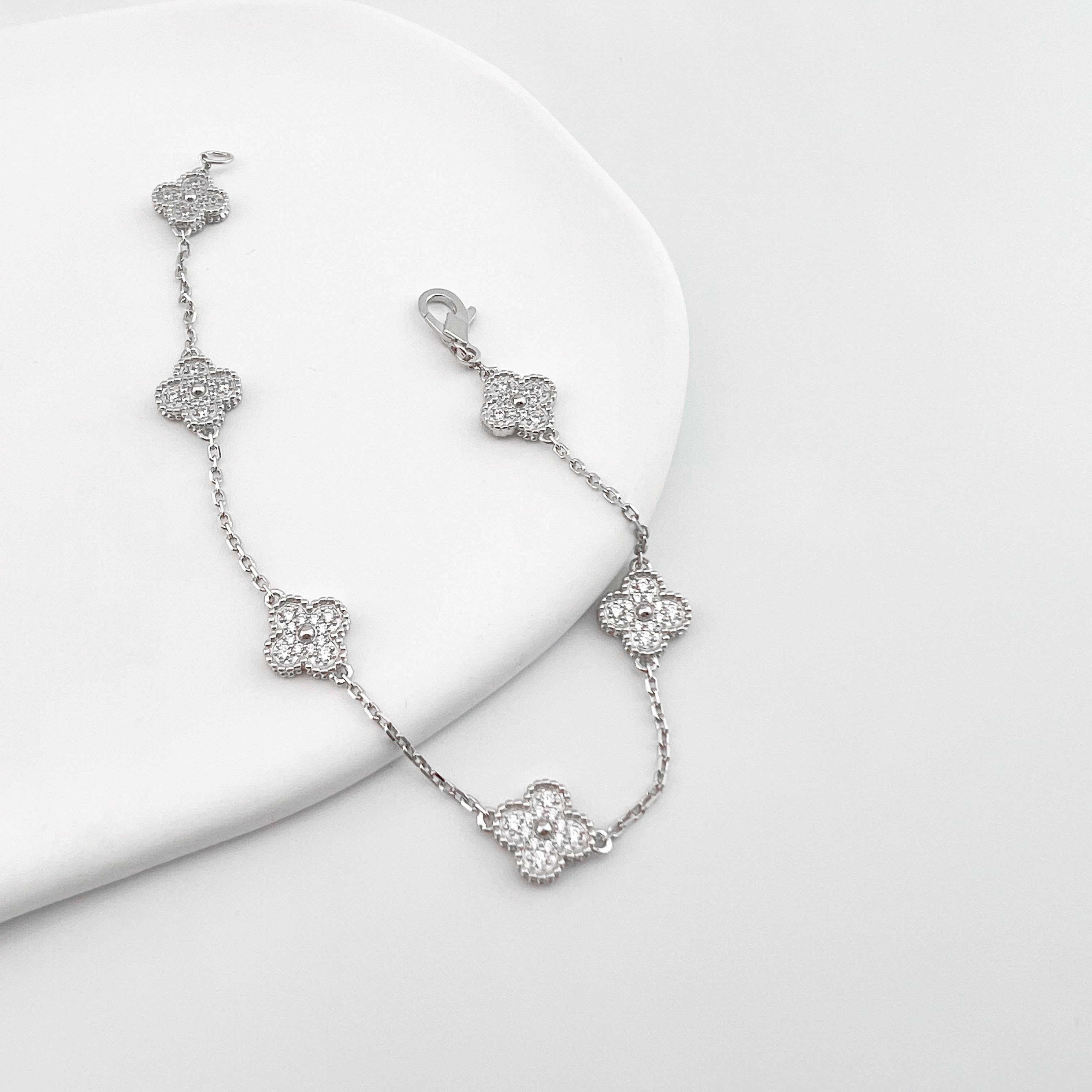 新品☆silver925 モアッサナイトダイヤ チェーン ブレスレット 20cm Silver925モアサナイト二重モダンチェーンブレスレット | hoshine