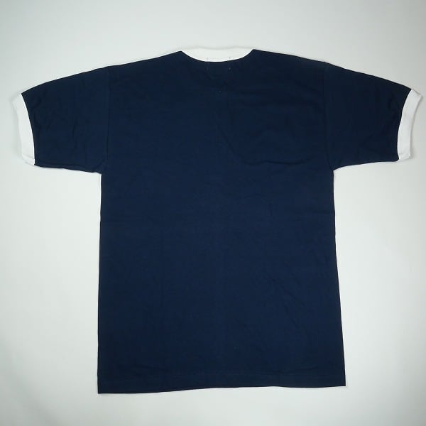 Size【L】 TENDERLOIN テンダーロイン TRIM TEE NAVY リンガーTシャツ