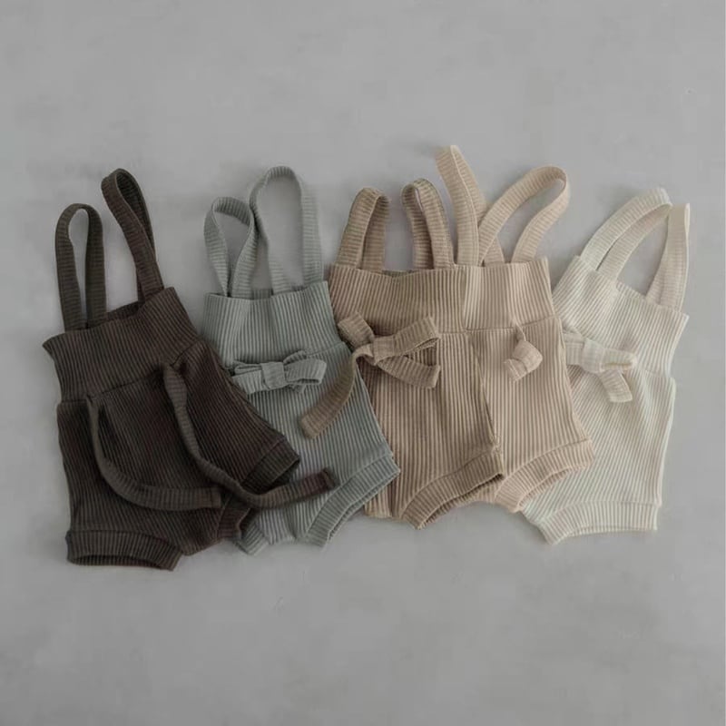 【BABY】2024新作 サロペットロンパース