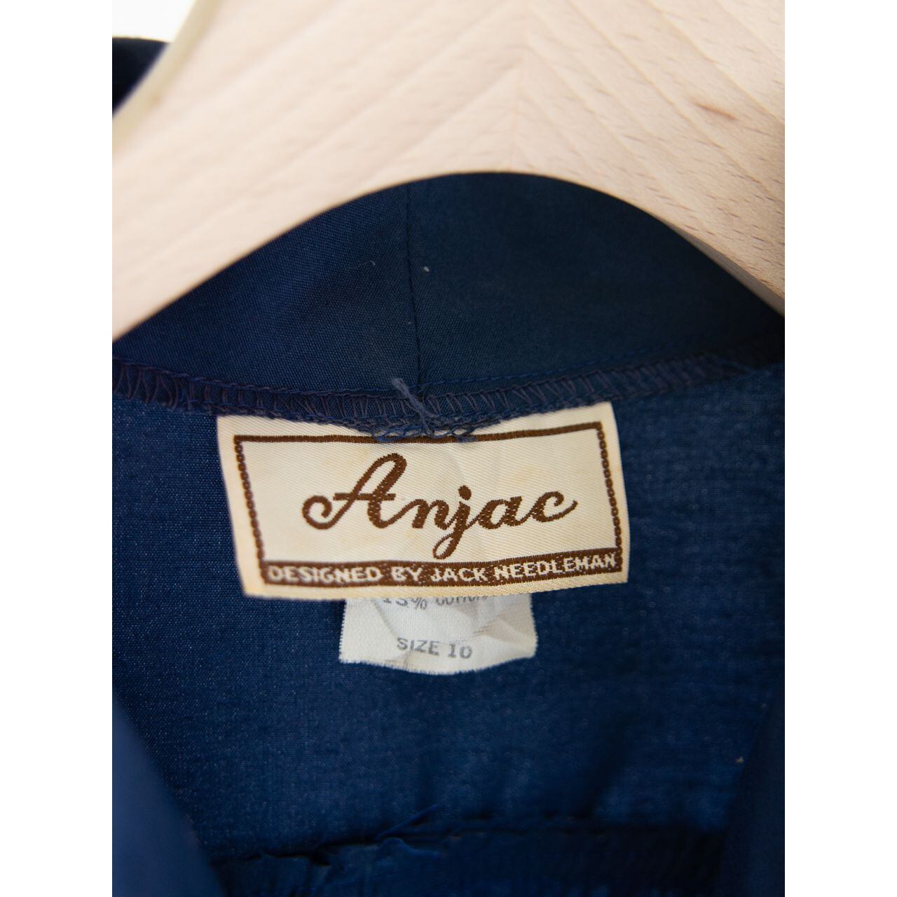 【Anjac】60-70's Polyester-Cotton Dress（ポリエステルコットンワンピース）