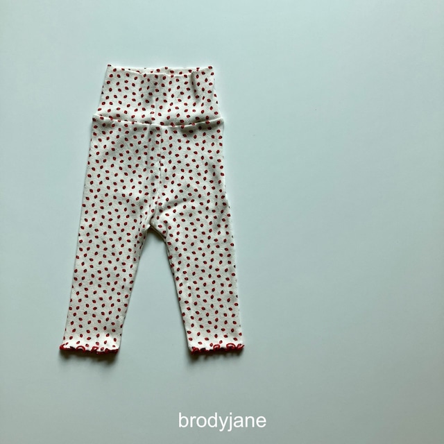【取寄】brodyjane|jacquard berry high waist|ジャカードベリーハイウェスト|one|6-12m|26 autumn