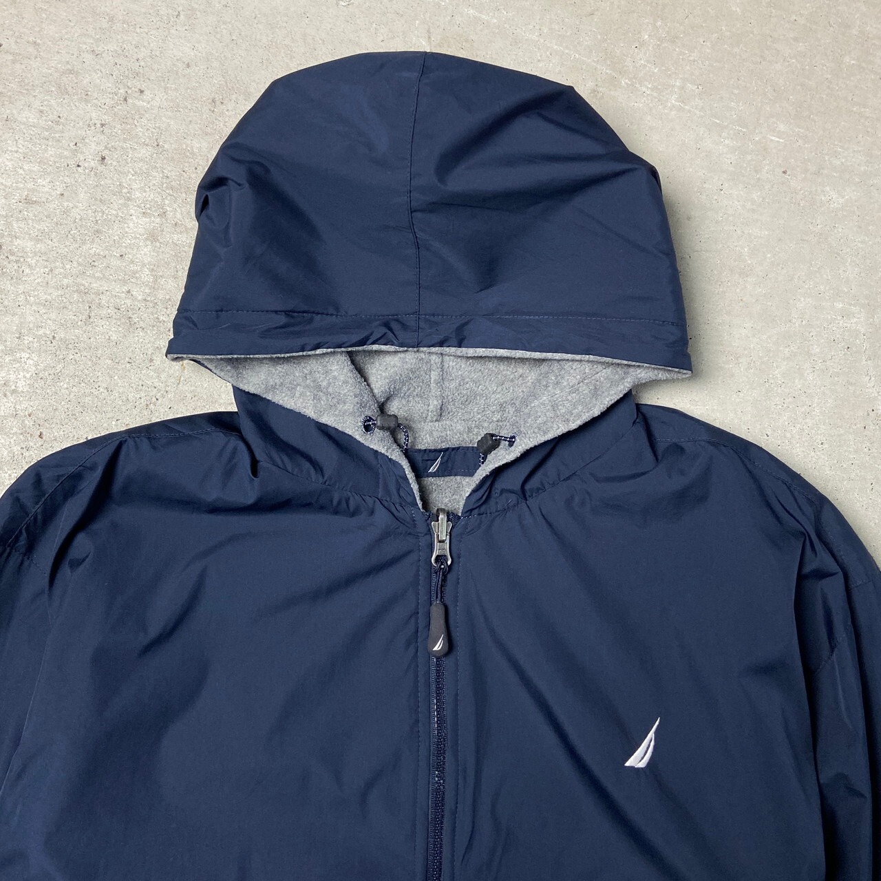 NAUTICA ノーティカ リバーシブル フリースパーカー ナイロンパーカー 