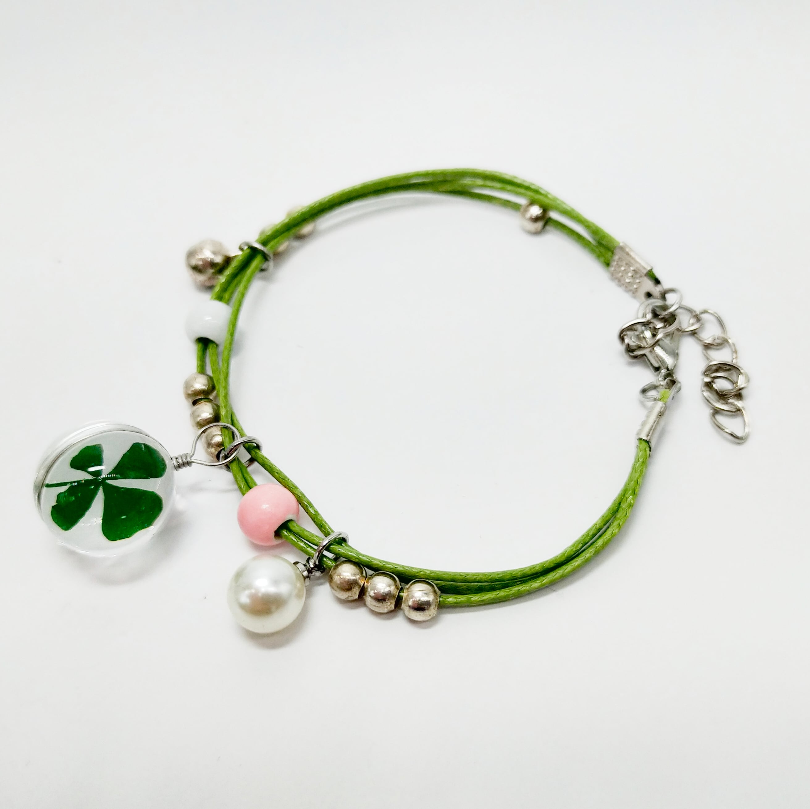 四葉 の クローバー ブレスレット 四つ葉 よつば 4つ葉 AUULA jewelry