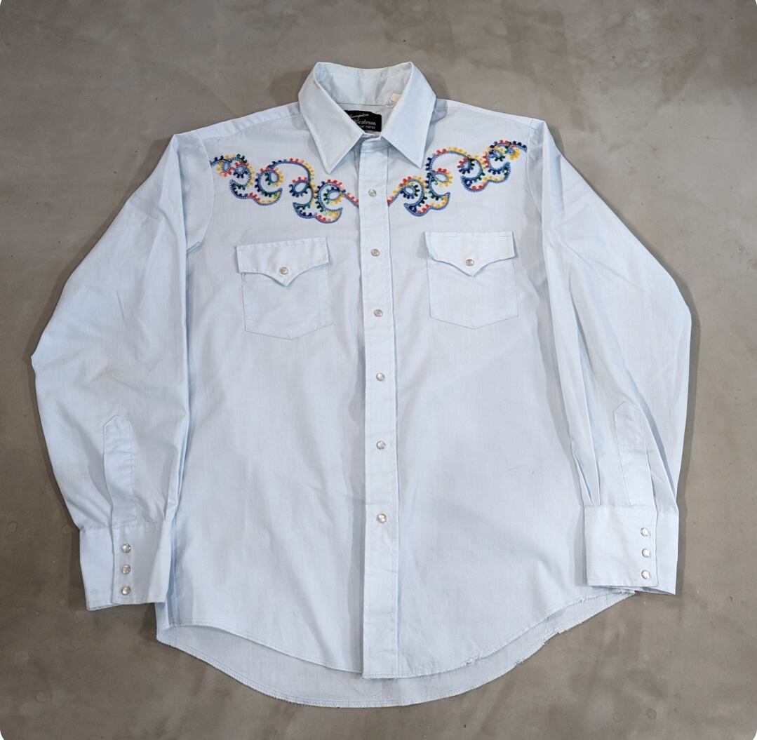 70s Champion Westerns permanent press shirt 小岩店