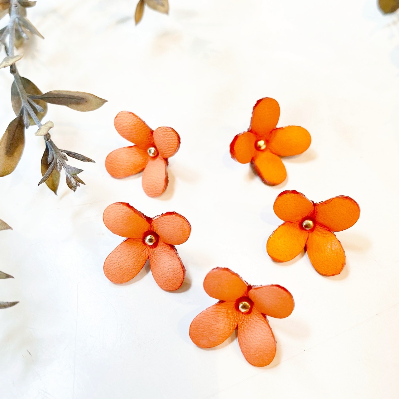 【アウトレット】ライラック(ピン加工タイプ）オレンジ5個セット - 1