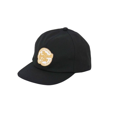 SURFSKATECAMP #6Panel Trucker Canvas Cap made by FAF ROCKEY Black