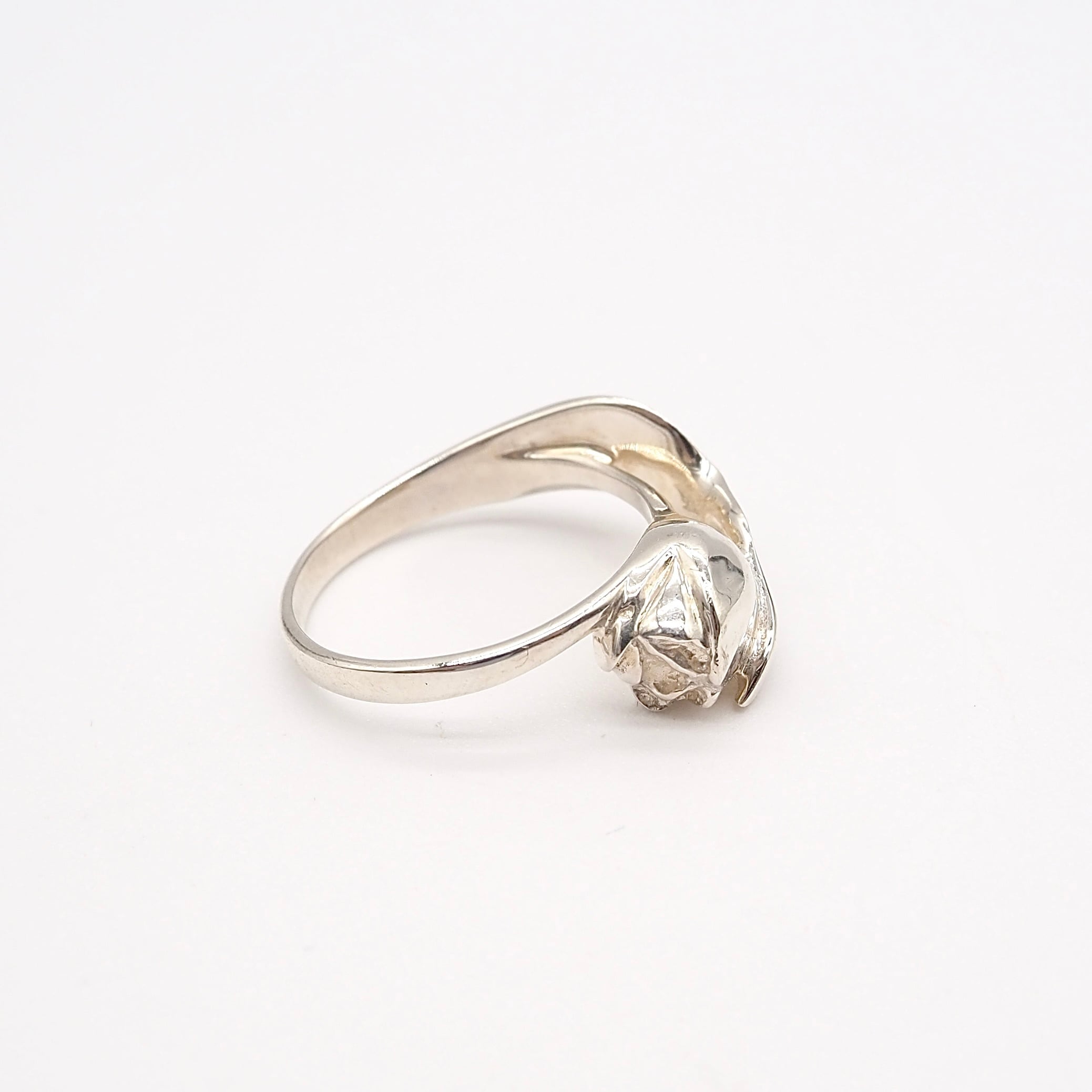 Tiffany&Co. 約13号 チューリップリング シルバー925 ティファニー