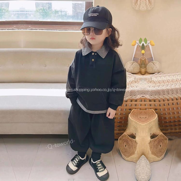90 150 セットアップ トップス パンツ 2点セット 女の子 カジュアル 男の子 お出かけ キュート 人気 韓国子供服 男の子 Q Toworld キュートワールド 子供服 90 150 セットアップ トップス パンツ 2点セット 女の子 カジュアル 男の子 お出かけ キュート 人気 韓国子供服 男の子 Q Toworld キュートワールド 子供服