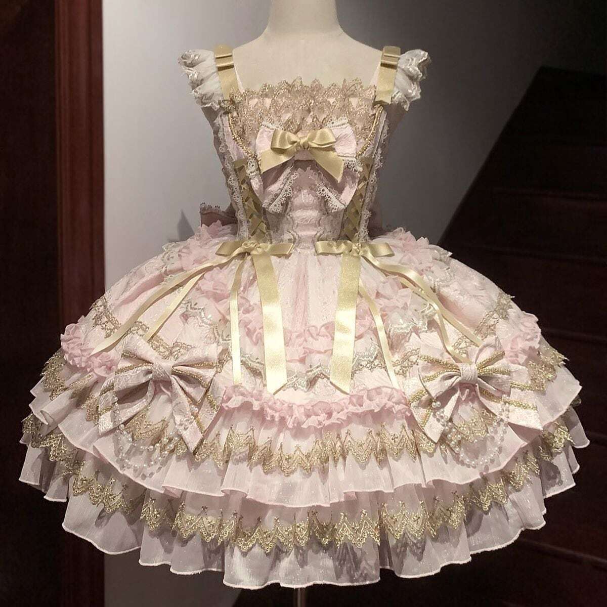 豪華ロリータボンネット｜ドールプリンセス系 ヘッドドレス JSKセット