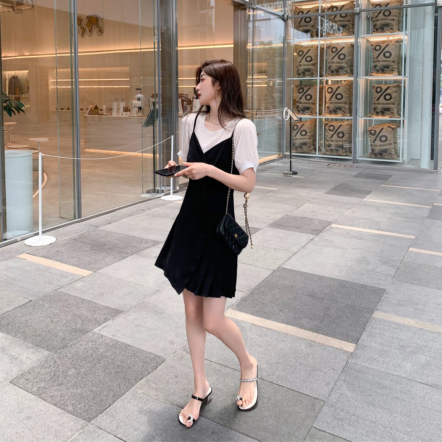 ラウンドネックドレス Oネック 6Du_Shop_Women35793743269