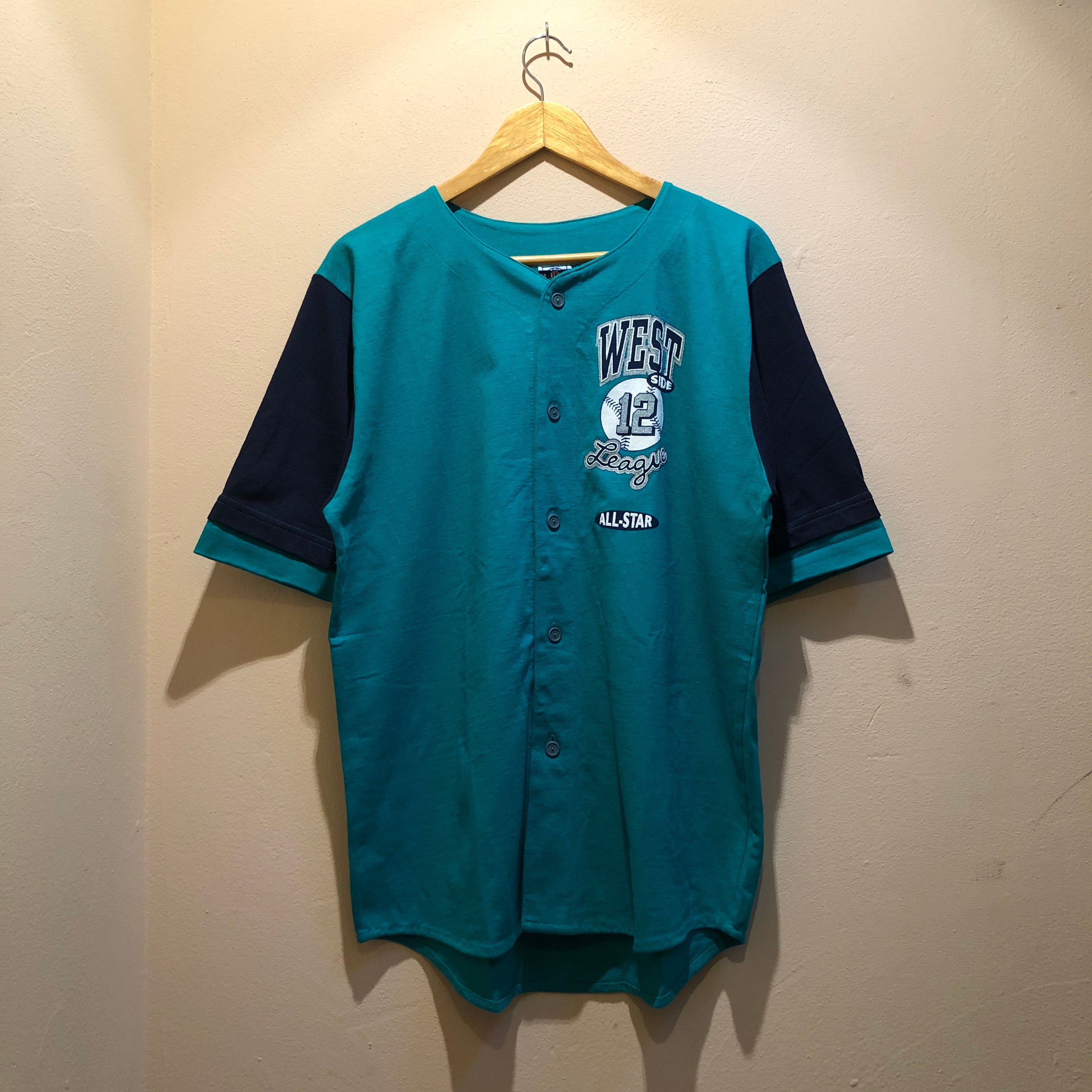 タグ付き未使用 USA製90's majestic NY.Mets ゲームシャツ 【公式通販】