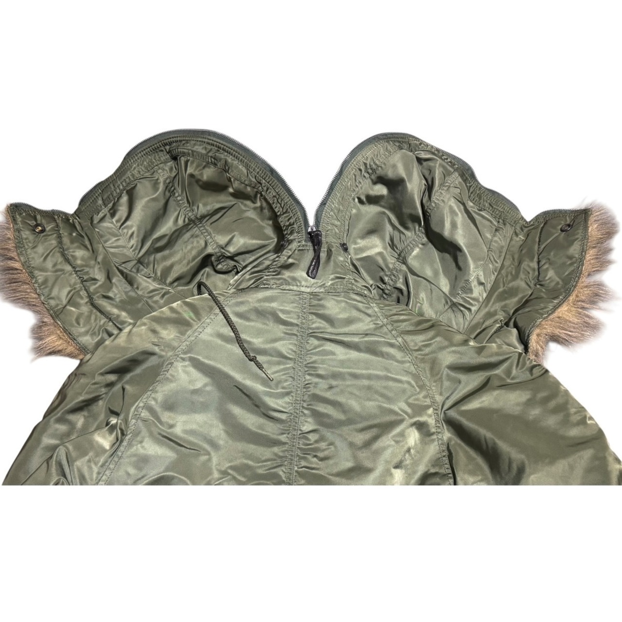 ALPHA INDUSTRIES 90s USA製 ビンテージ N-2B 短丈 フライトジャケット 