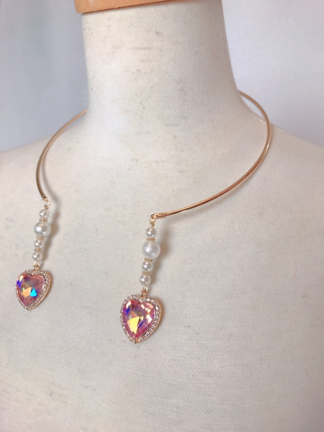 heart choker pink | Lotus Nina