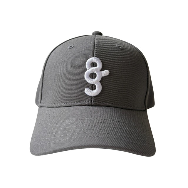 8G SHOOT LOGO CLASSIC BASEBALL-CAP -GRAY / WHITE-