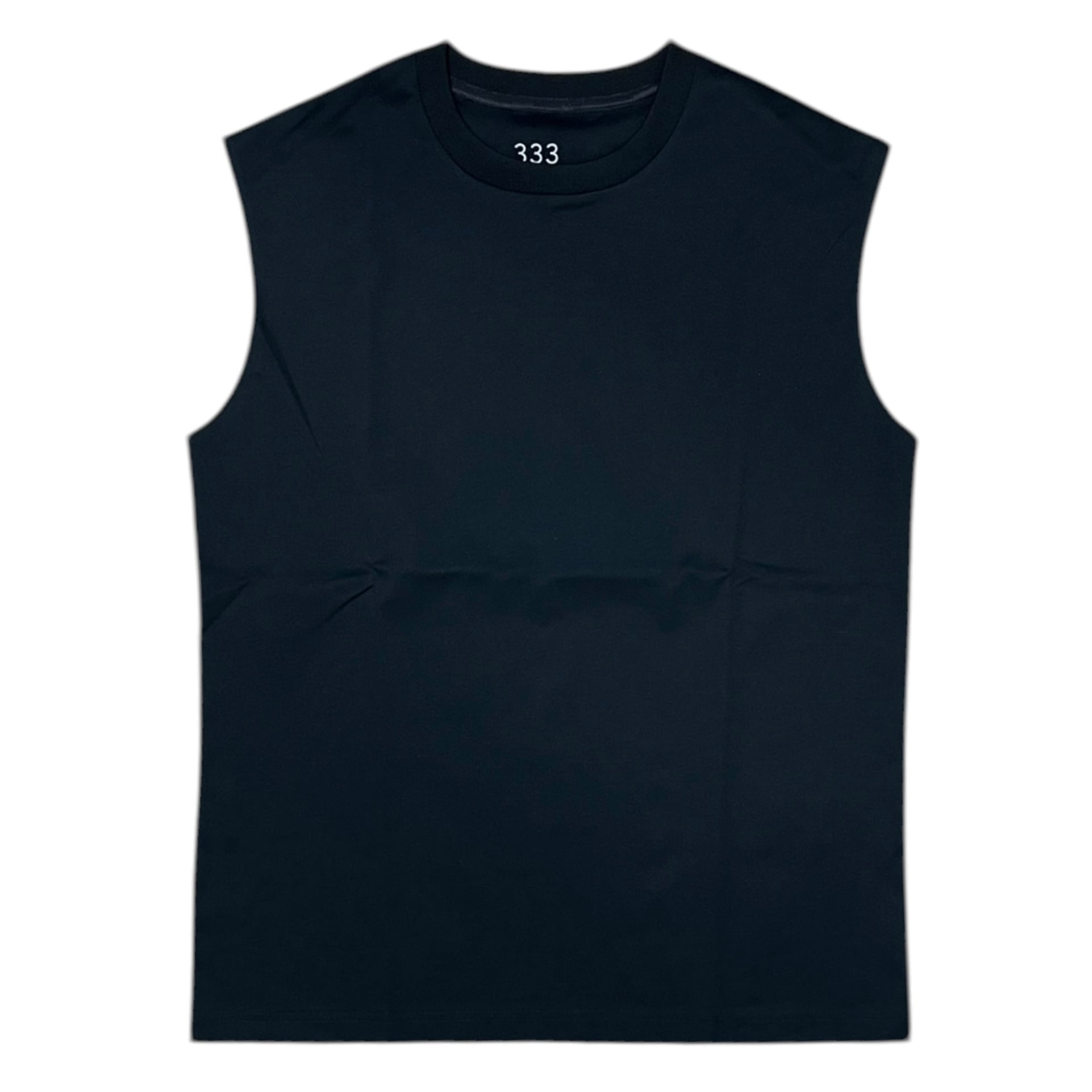 K-3B(ケースリービー) 333_WW シルケット ノースリーブ/BLACK