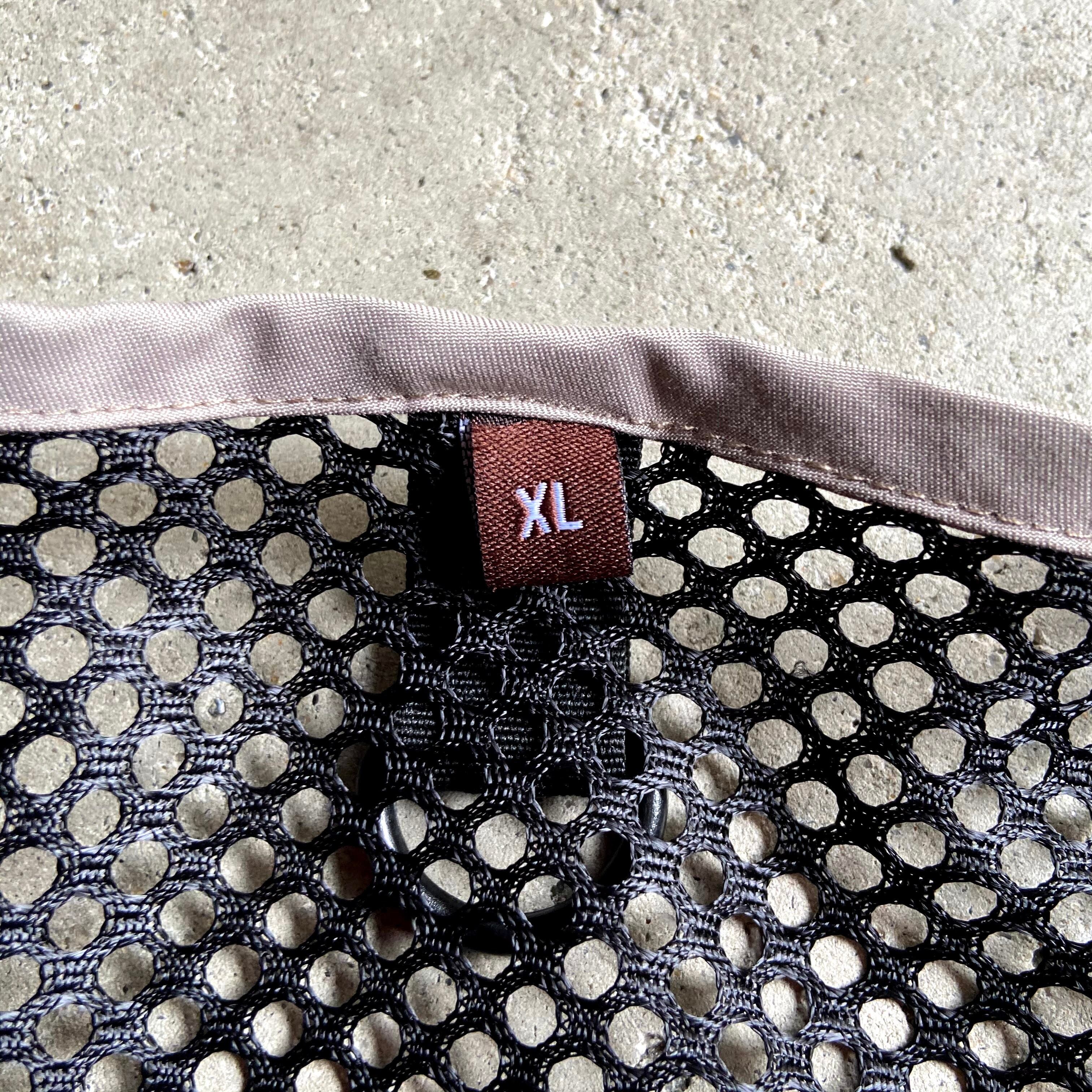 CADIS ショート丈 フィッシングベスト メンズXL 古着 多ポケット 多