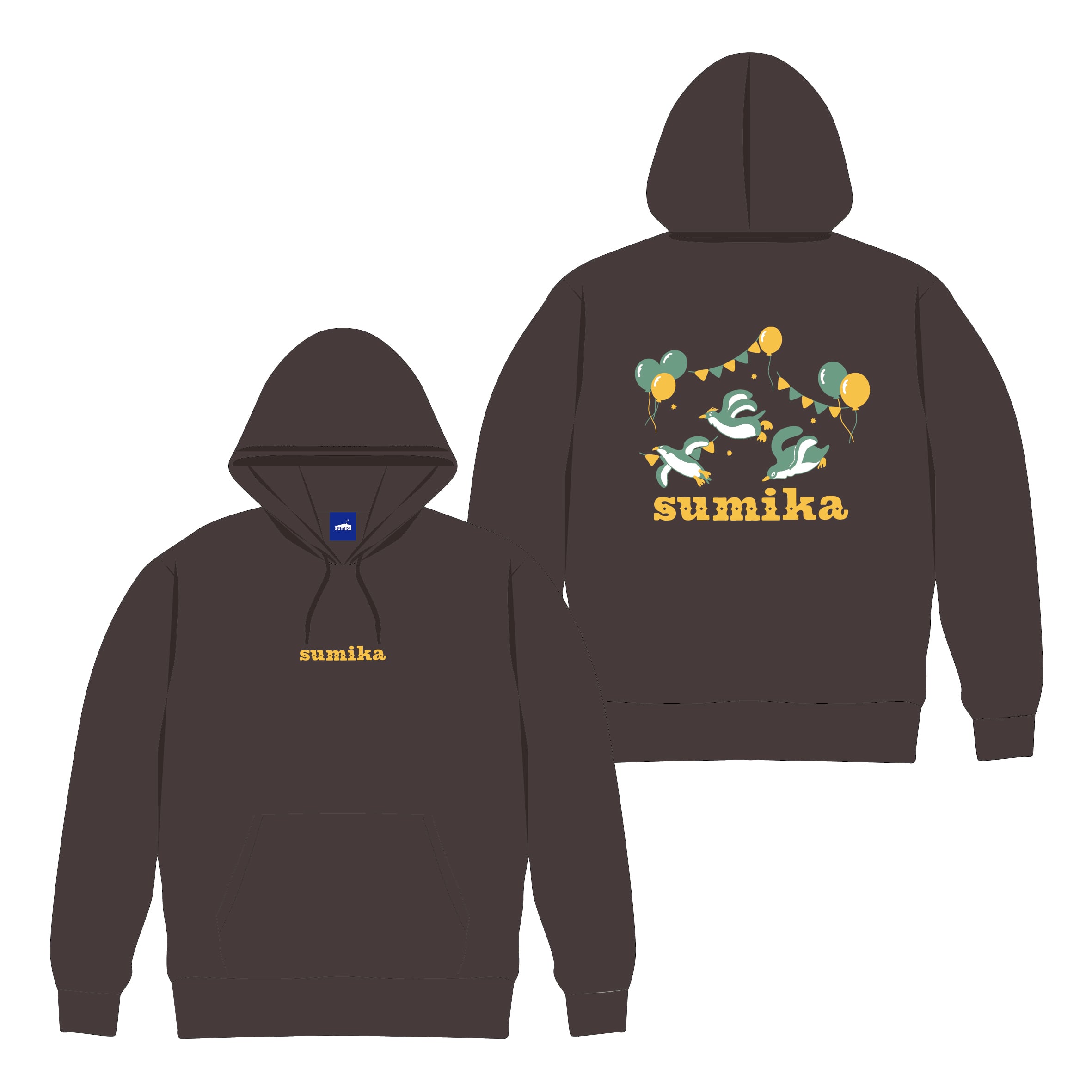 sumika / チャコールパーカー