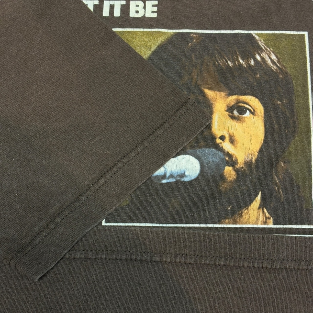 【THE BEATLES】ビートルズ「LET IT BE」フォトTシャツ M