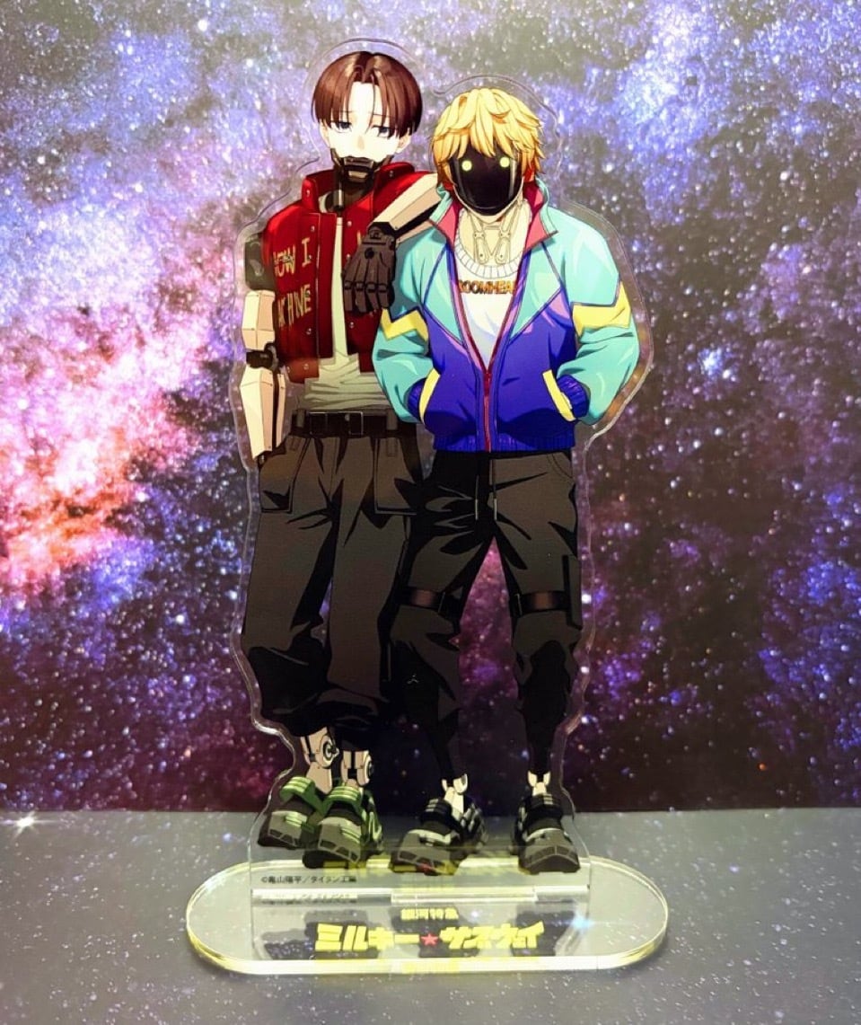 ミルキーサブウェイ アクリルスタンド カート マックス 受注販売】『銀河特急 ミルキー☆サブウェイ』カート＆マックス