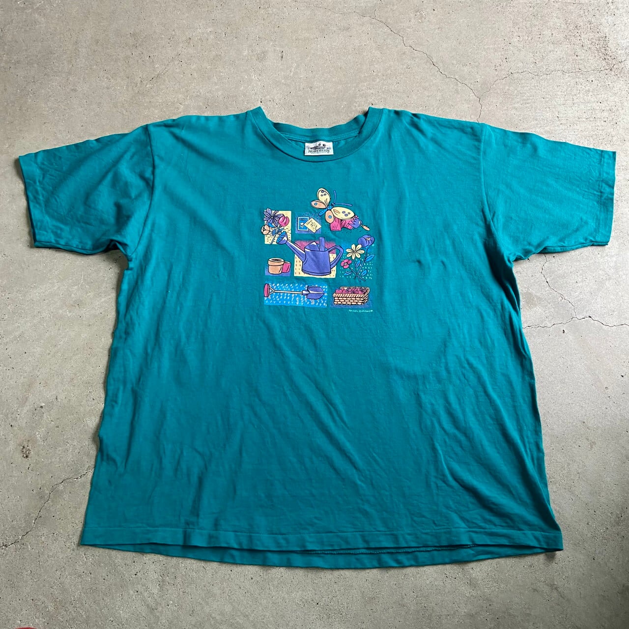 ビッグサイズ 90年代 花柄 NORTHERN REFLECTIONS Tシャツ メンズ2XL