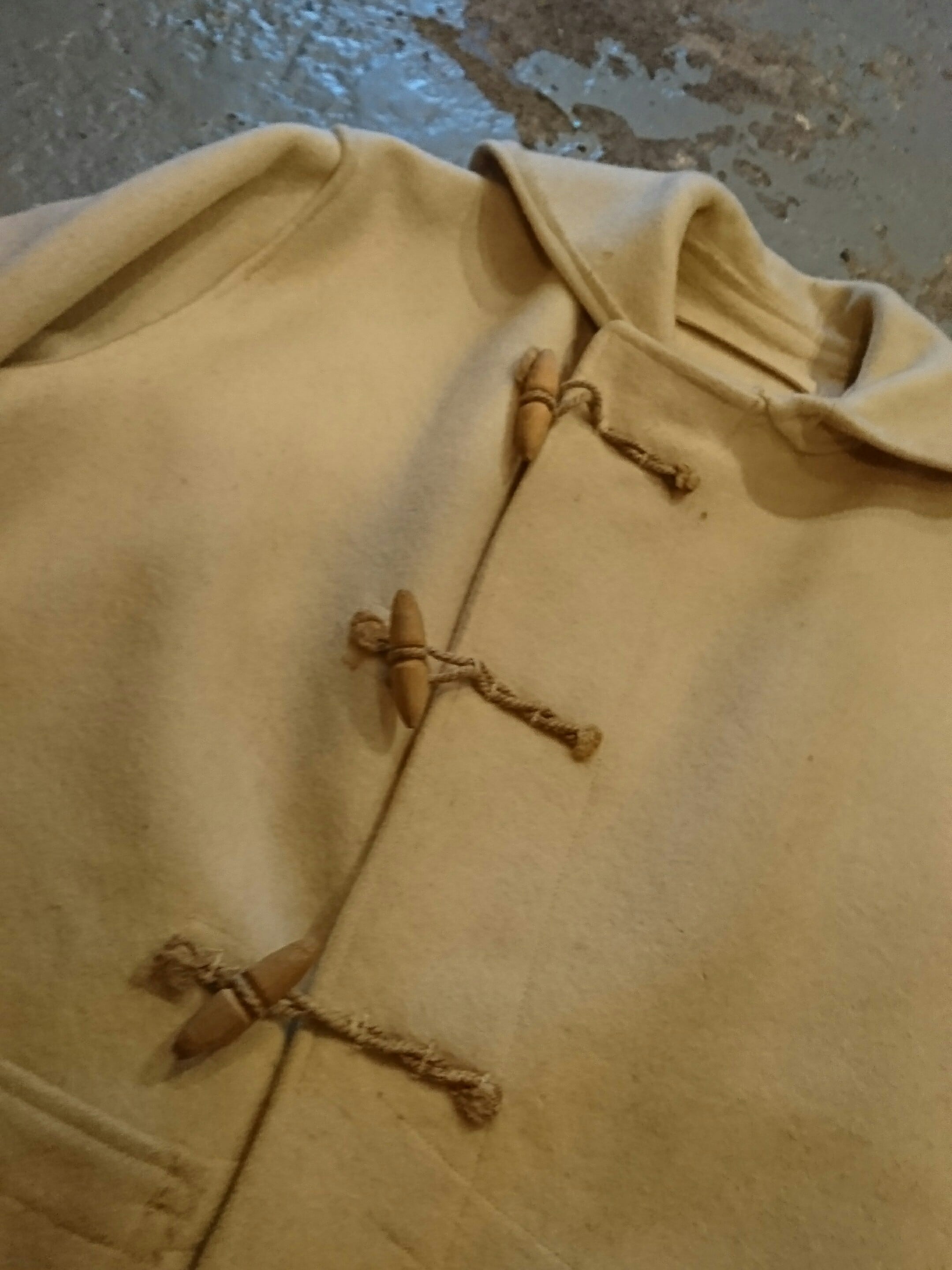 40s ROYAL NAVY SHAWL COLOR DUFFLE COAT | BOW & ARROW WEB STORE