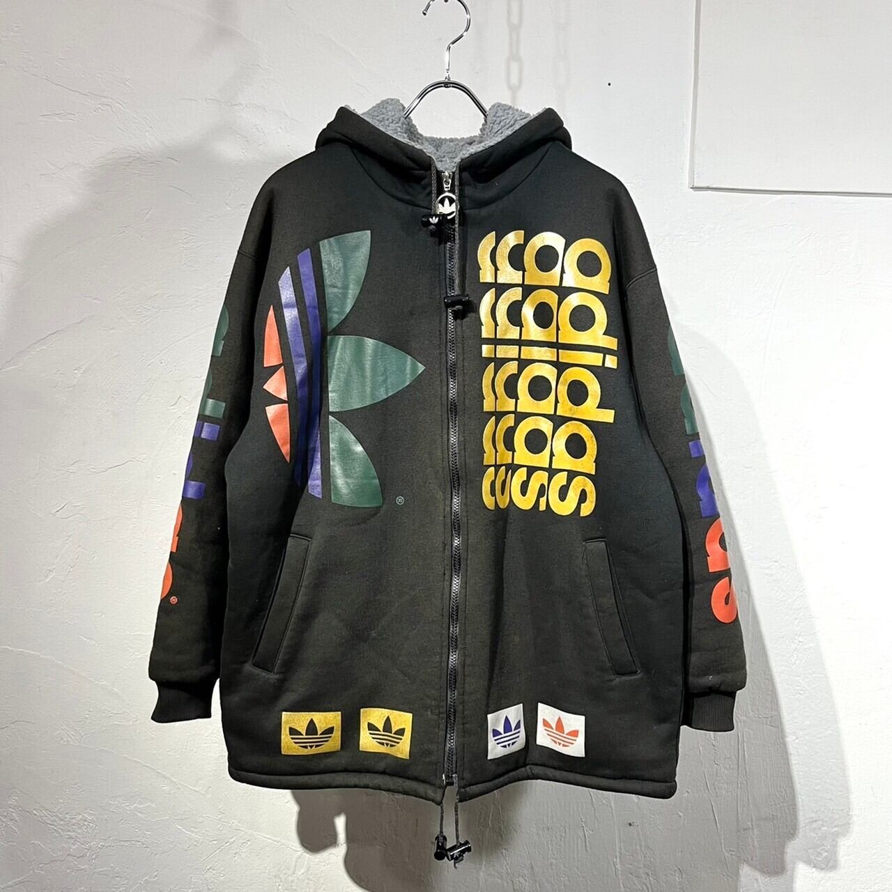 80s adidas Zip Up Sweat Hoodie