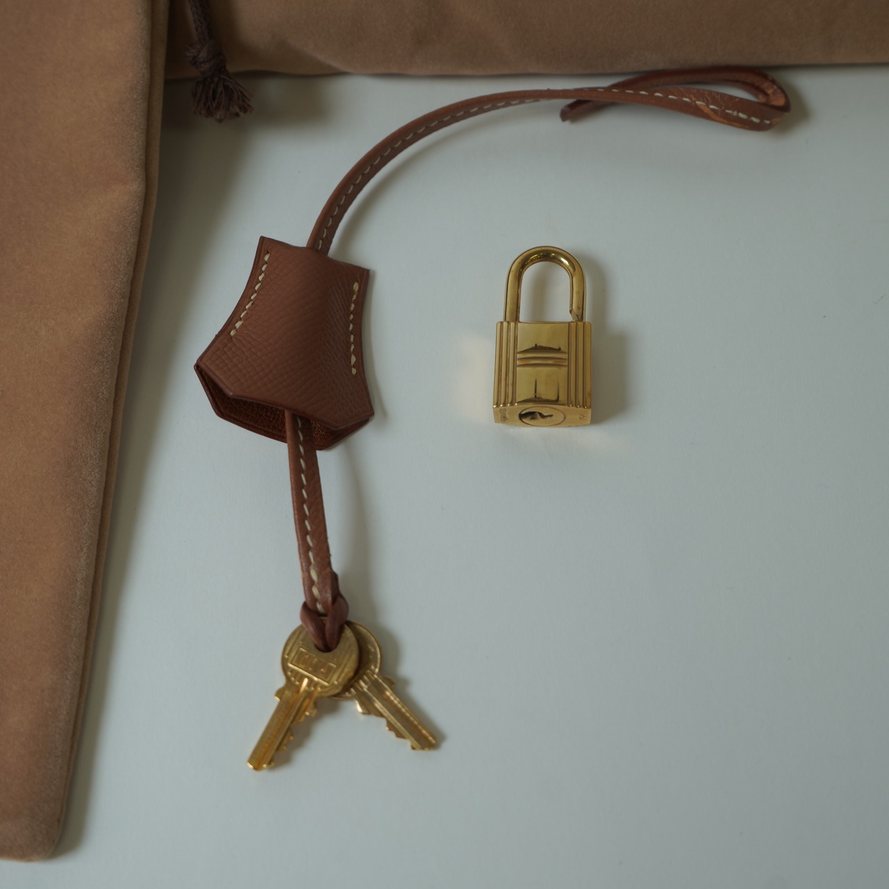 Hermès エルメス バーキン 40 ルトゥルネ クシュベル ゴールド ハンドバッグ ゴールド金具 ▢C：1999年
