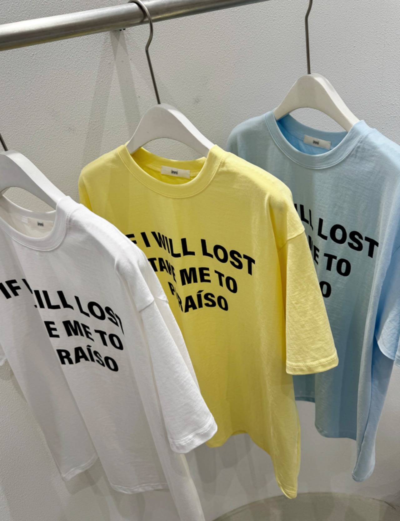 【新作5％OFF・3日間】Paraiso Pastel T-shirts_3colors