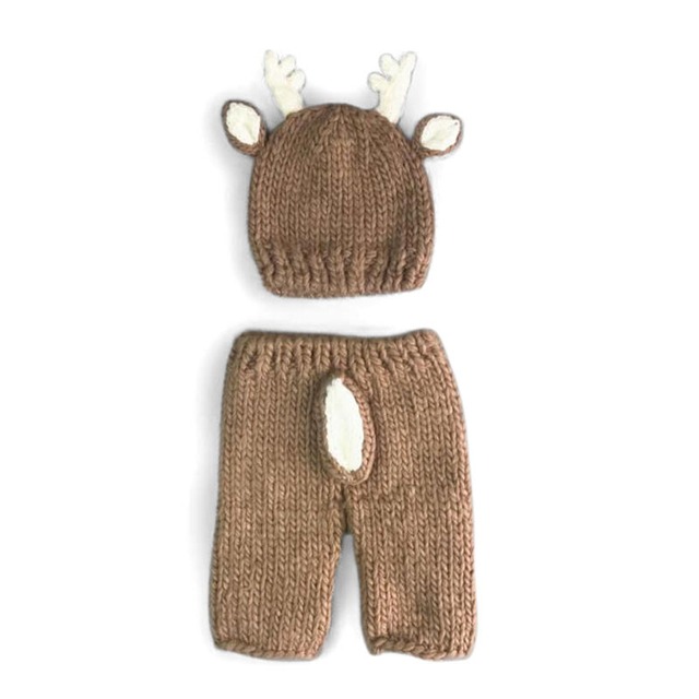 Hartley Deer Pant Set / Brown