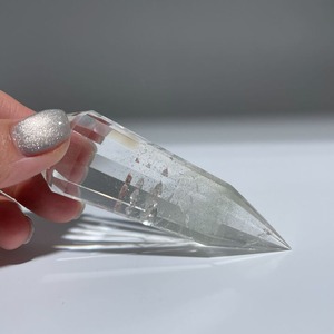 ファントム入り△ ミナスジェライス産クリアクォーツ ダブルターミネイテッド43◇ Clear Quartz ◇ 天然石・鉱物・パワーストーン