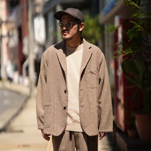 HERILL(へリル)24AW "Rigid cashmere Jacket" -Natural-