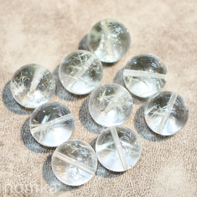 サゲニティッククォーツ【16.5mm/稀少石/AAA】ビーズ／一粒売り