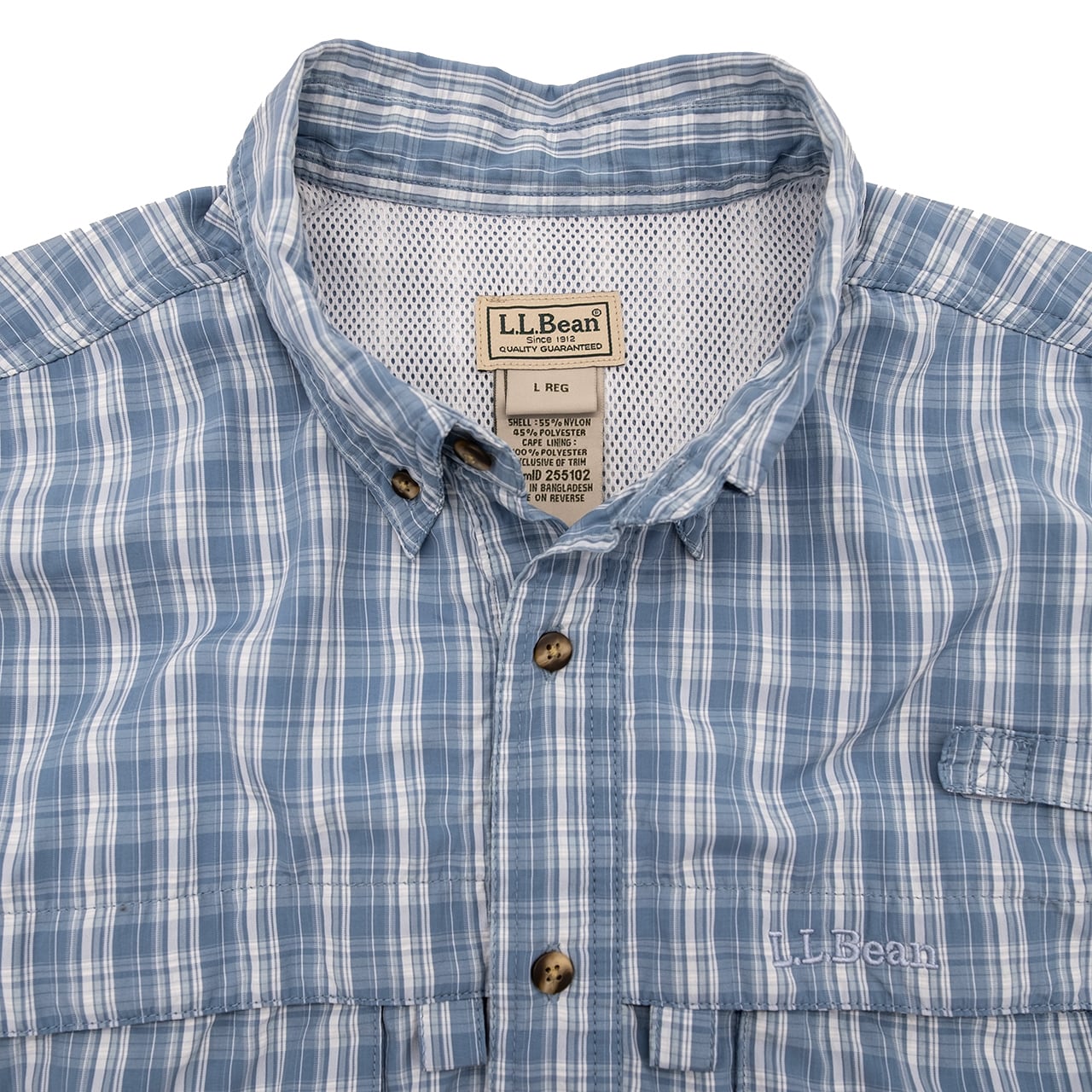 USED】00s L.L.Bean FISHING Check Shirt エルエルビーン フィッシング