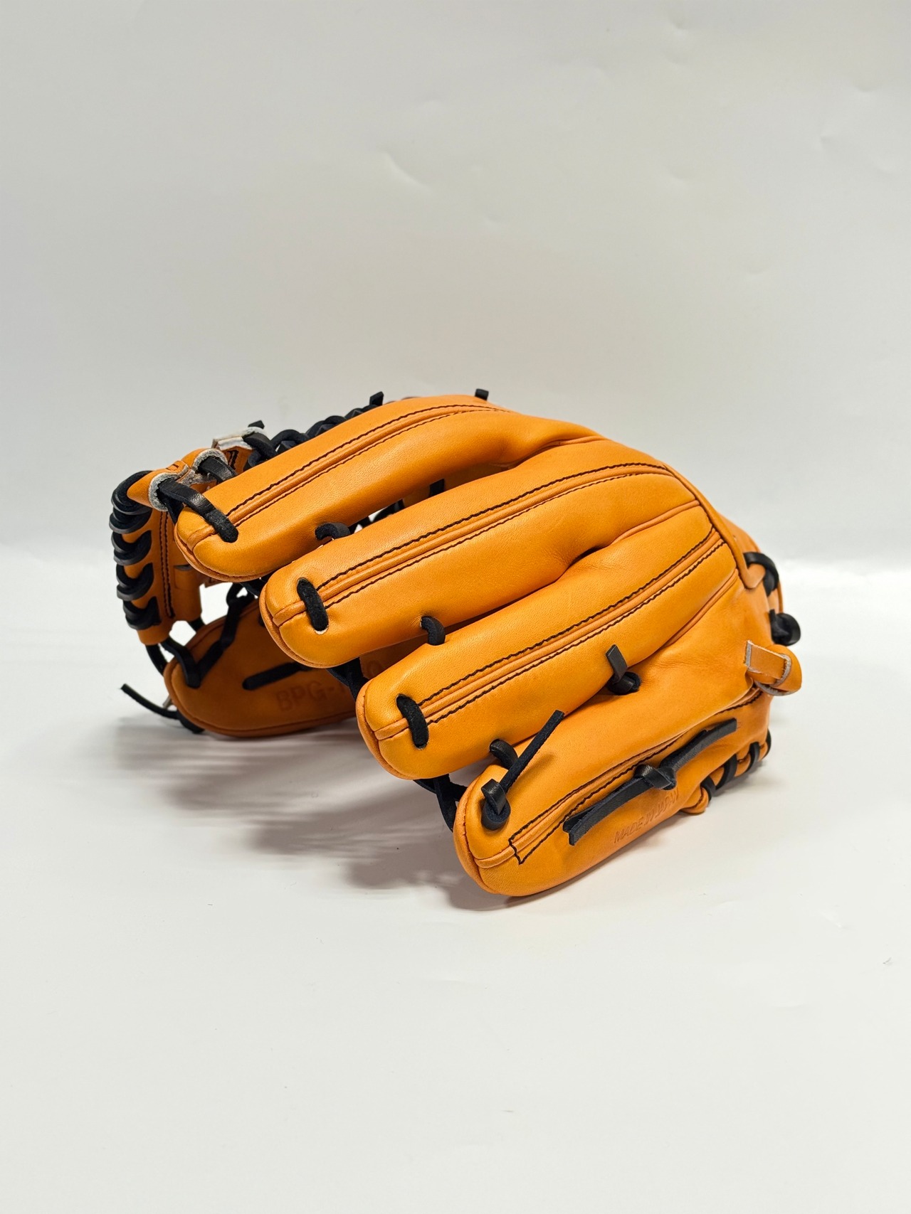 ZETT PROSTATUSｰゼットプロステイタス　michii supreme order 硬式グローブ　ゼットミチイオリジナルグラブ　右投げ用　246型　（吉川尚輝選手モデル）　オレンジ×ブラック　91・画像5