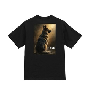 ジャーマン・シェパード　バックデザインTシャツ