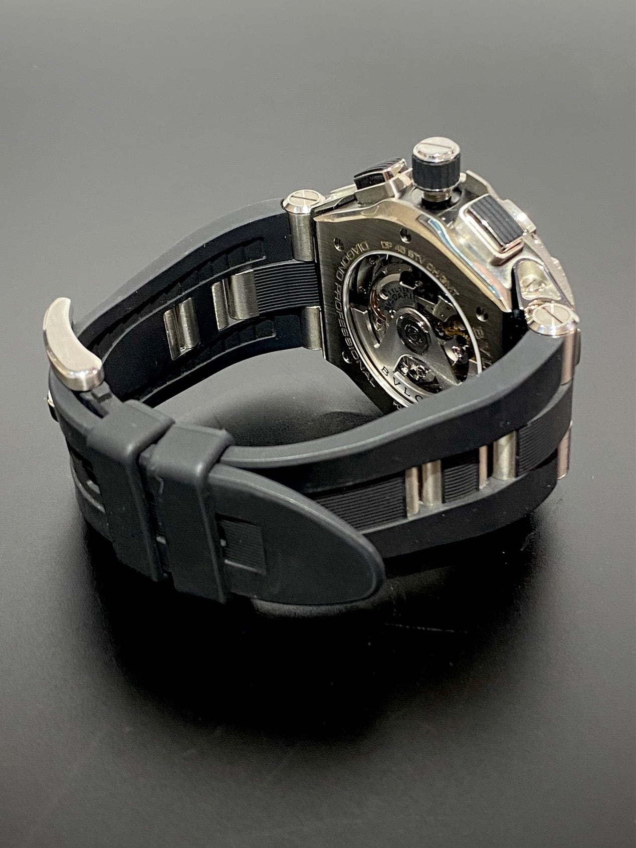 BVLGARI ブルガリ メンズ 腕時計 ディアゴノ DP45BSTVDCH/GMT | Pay ID