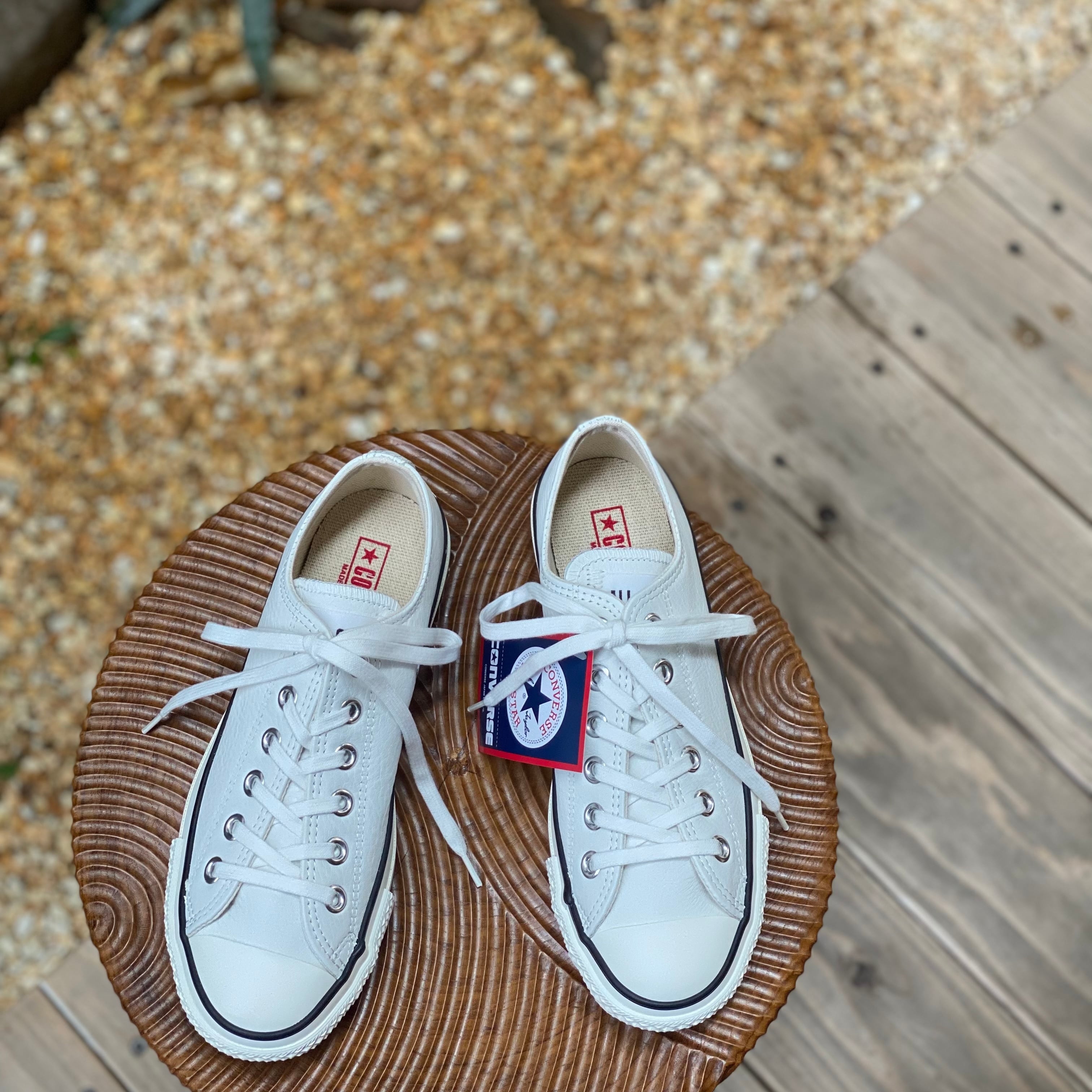 CONVERSE(コンバース)LEATHER ALL STAR J OX WHITE | Debby