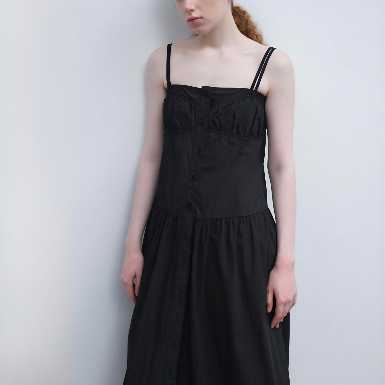 Froncé Drawstring Camisole Dress F0651