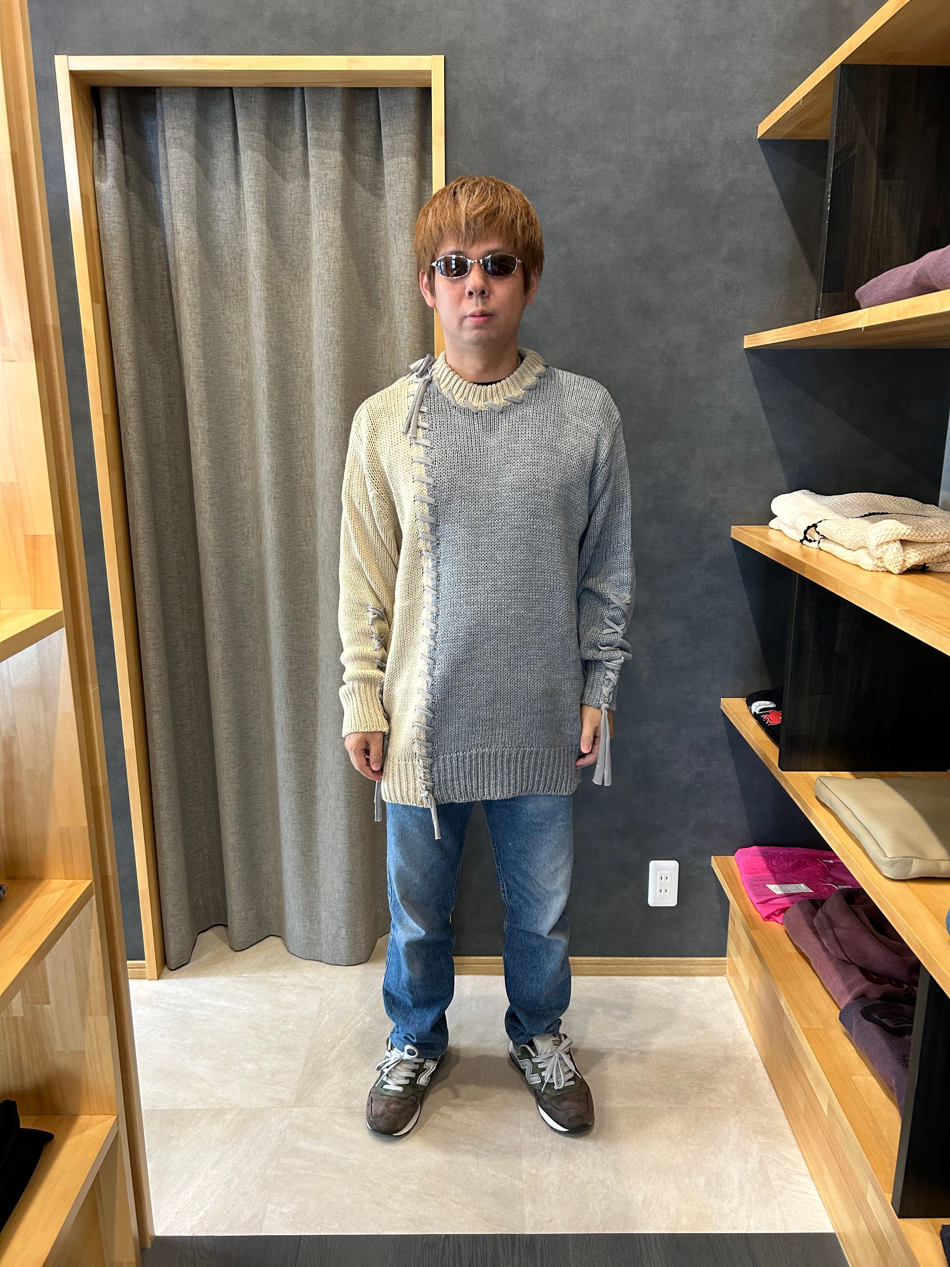 ディスカバードBRANKET STITCH WOOL SWEATER BLACK DISCOVERED（ディスカバード）の「DISCOVERED / ディスカバード