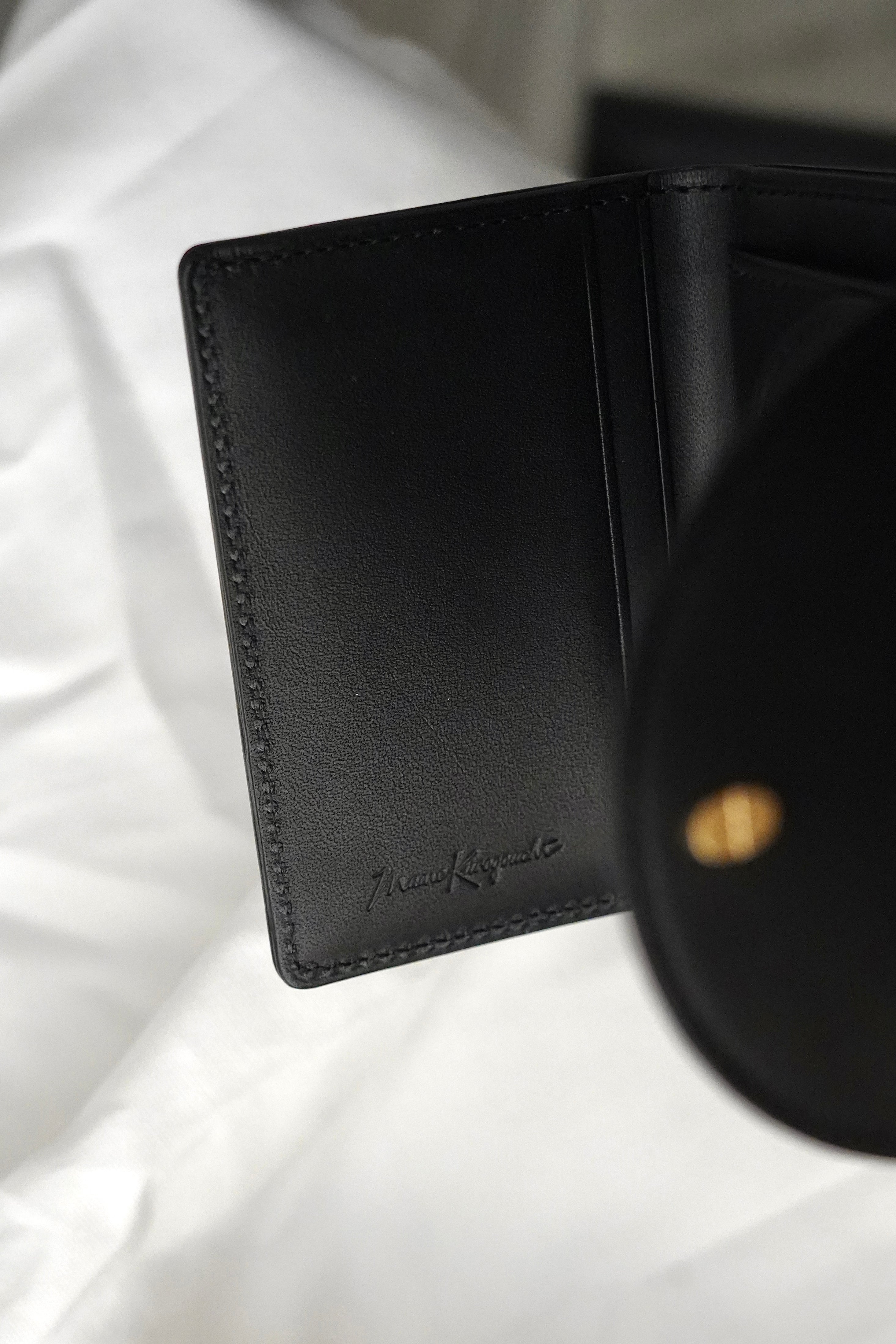 Mame Kurogouchi / Tsuchiya Kaban Wallet ( BLACK ) | JUQUI Online