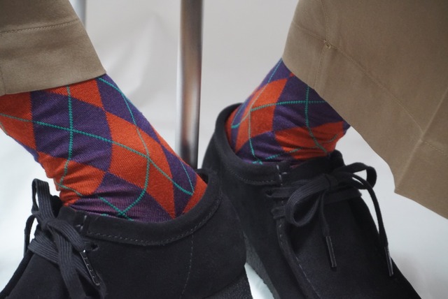 Argyle wool short men