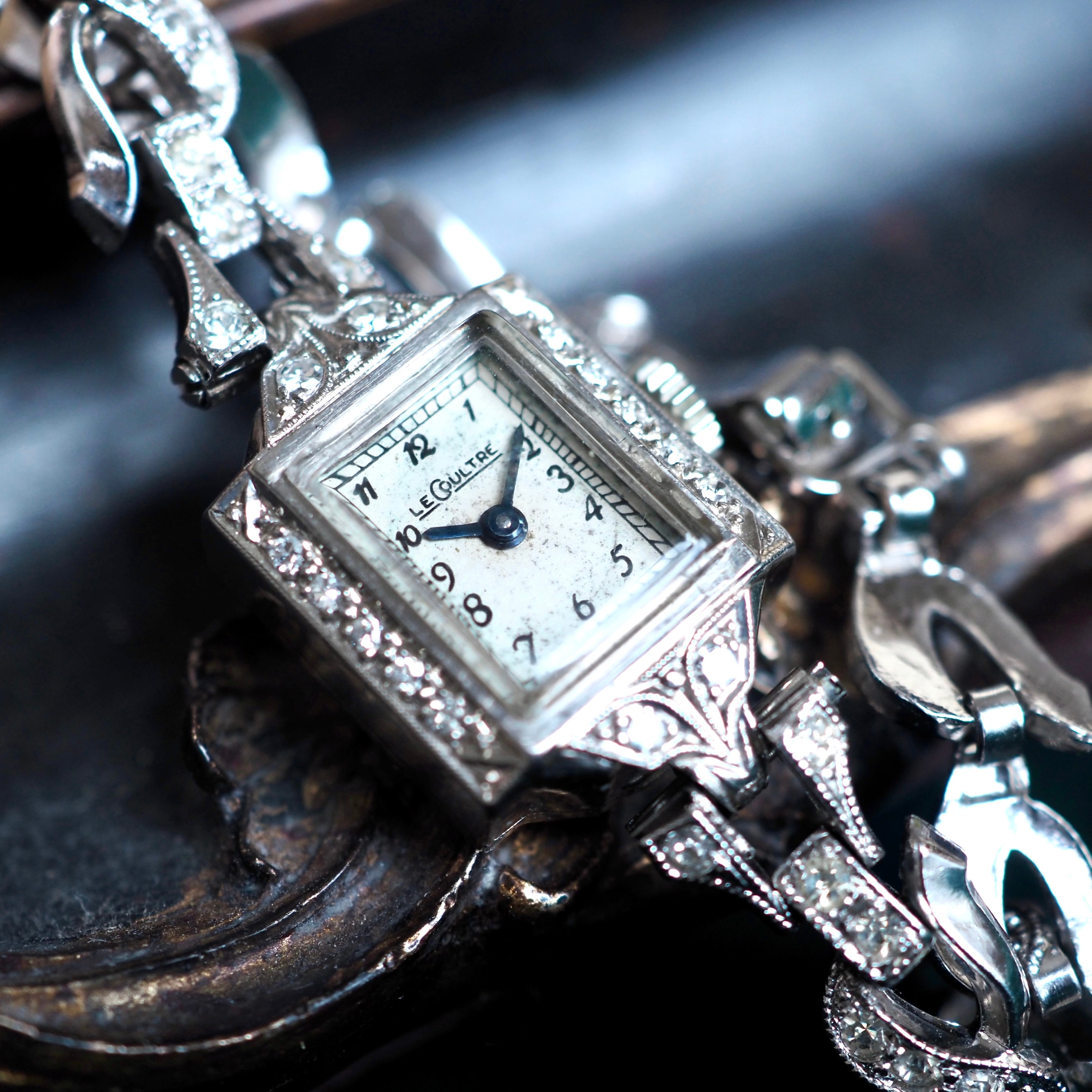 Le Coultre ジャガー・ルクルト プラチナ製 ダイヤモンド ジュエリー