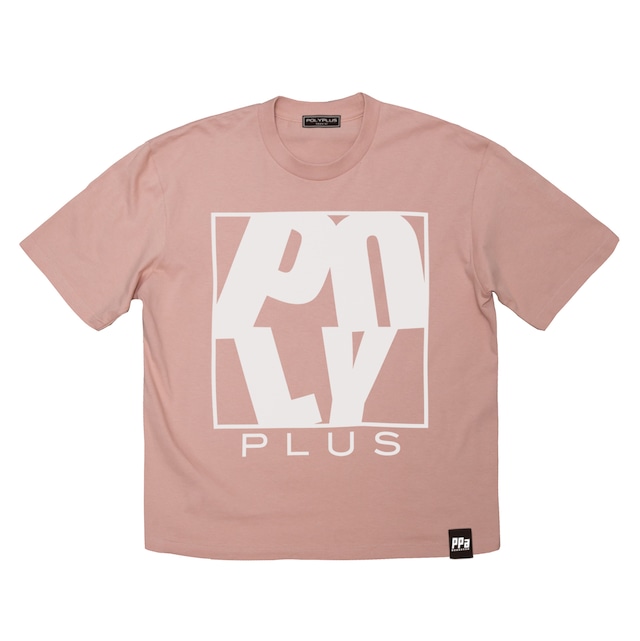 【予約注文】POLYPLUS LOGO ビッグT-shirt  / SMOKE PINK