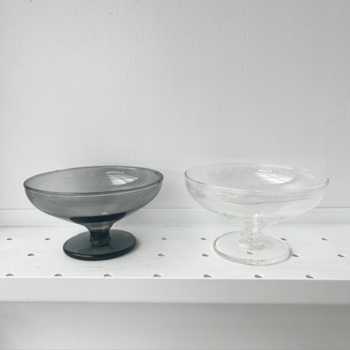 メム デザートグラス グレー クリア ガラス食器 | ihana design(イハナ 