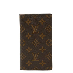 ルイ ヴィトン モノグラム アジェンダ ポッシュ 手帳カバー R20503 ブラウン PVC メンズ LOUIS VUITTON 【中古】